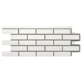Фасадная панель Grand Line Клинкерный кирпич Design молочный со швом